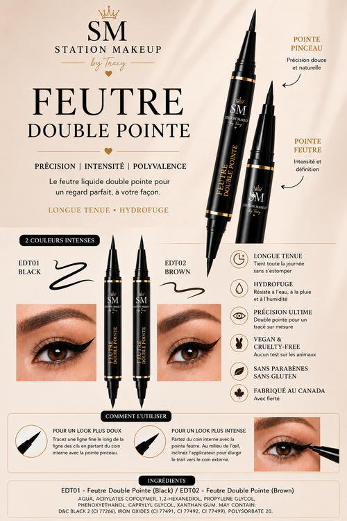 Crayon eye-liner double pointe